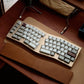JKDK Retro Chocolate Keycap Set, Cherry Profile, PBT Dye Sub Key Cap