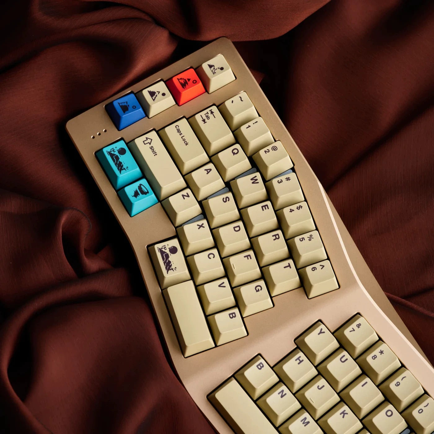 JKDK x Shipkie Sand Keycap Set, Cherry Profile, PBT Dye Sub Key Cap