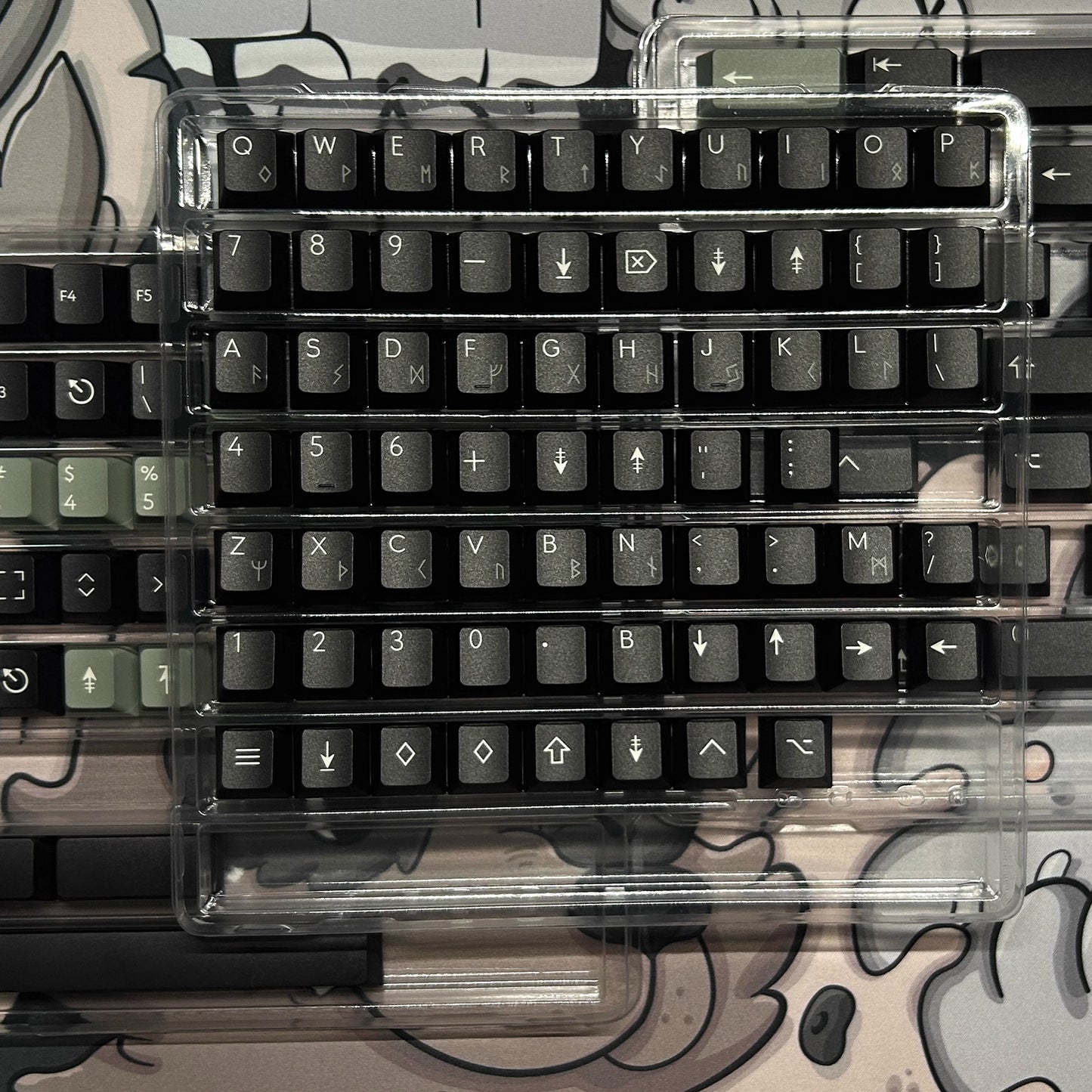 KBD Loki Keycap Set, Cherry Profile, Dye Sub PBT Key Cap