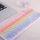 KCP Rainbow Transparent Keycap Set, Cherry Profile