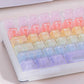 KCP Rainbow Transparent Keycap Set, Cherry Profile