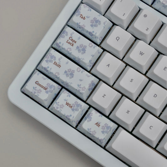 Keyria Labs Summer Dream Cute Keycap Set, Cherry Profile, Dye Sub PBT Key Cap