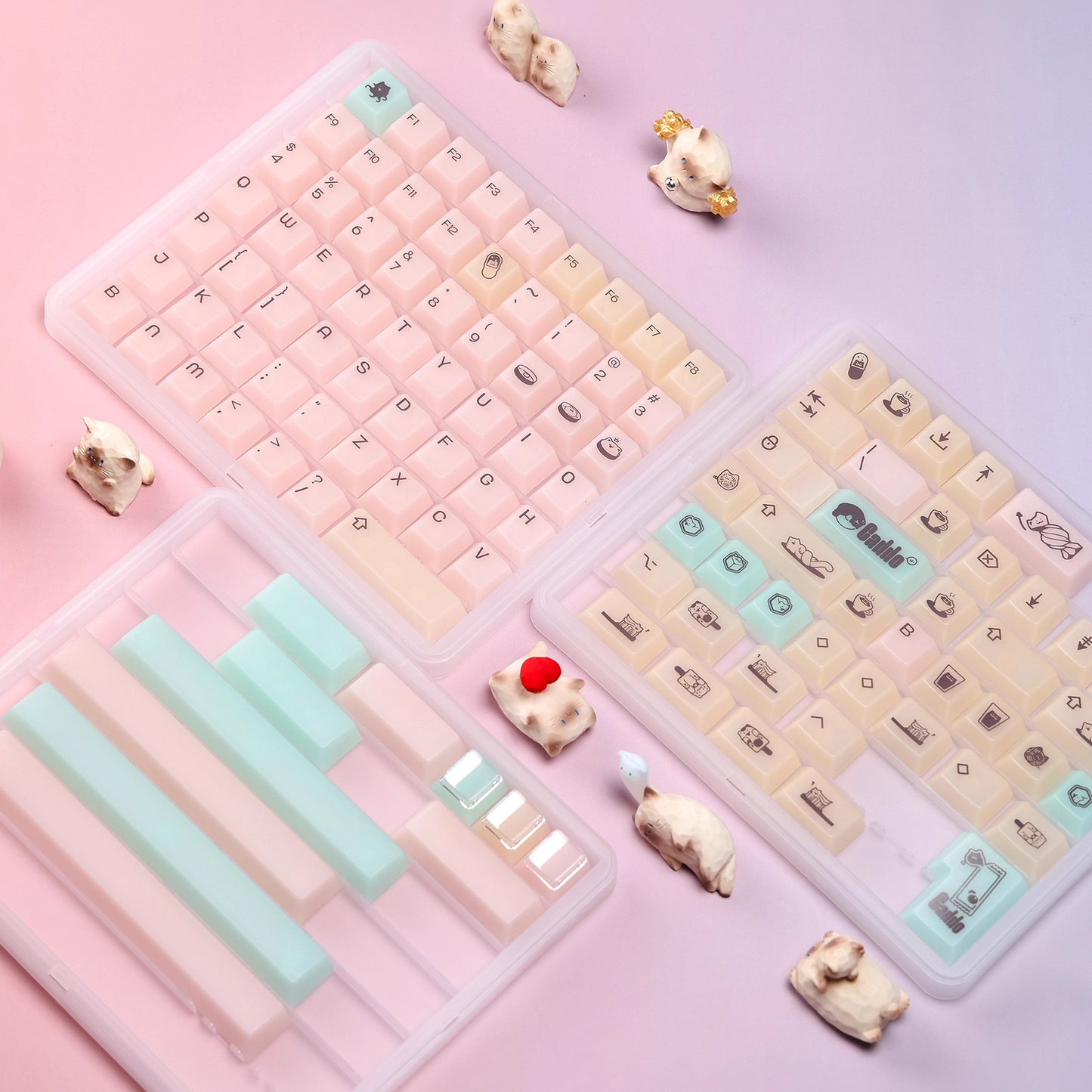 Caddo Meow Jade Semi Transparent Set, Cherry Profile