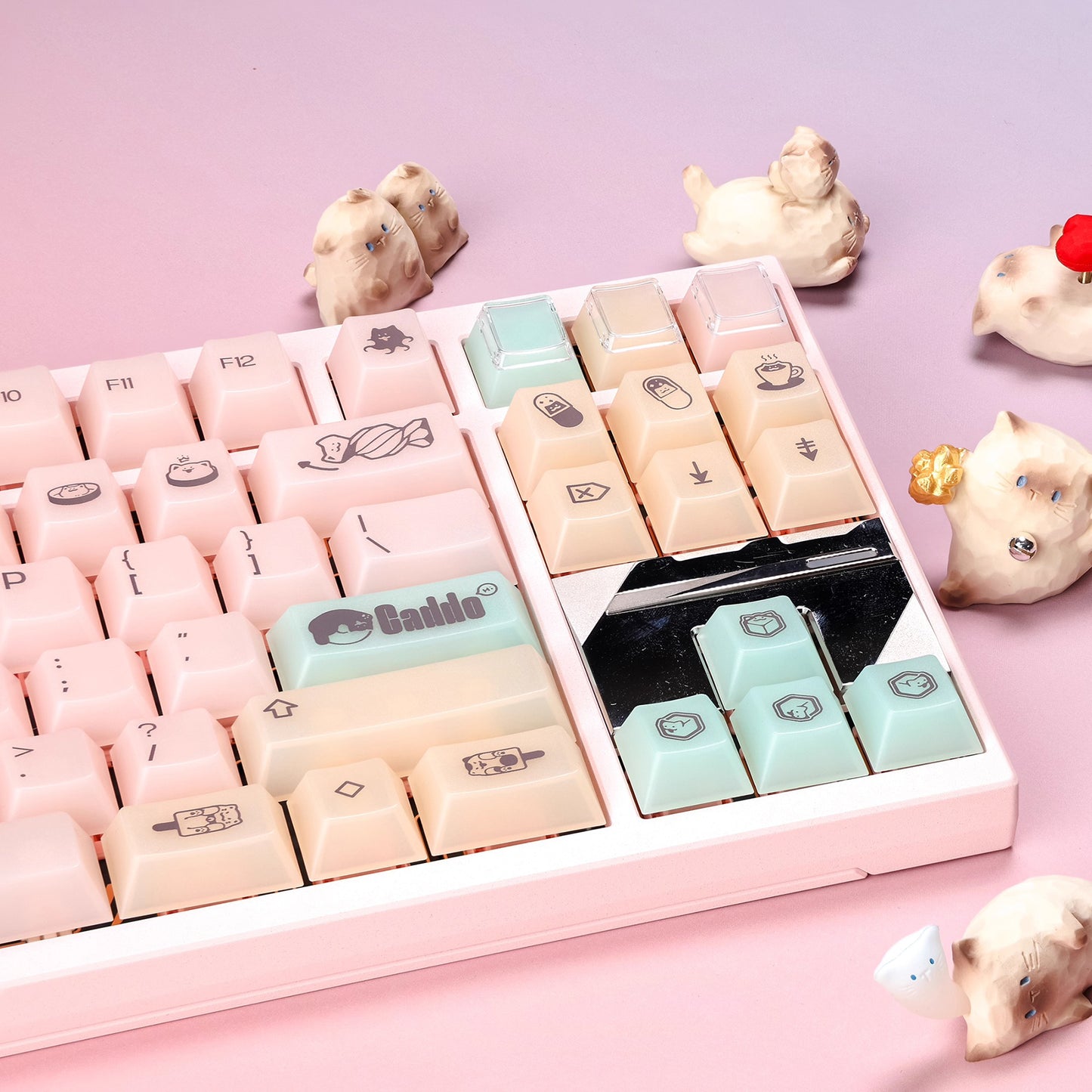 Caddo Meow Jade Semi Transparent Set, Cherry Profile