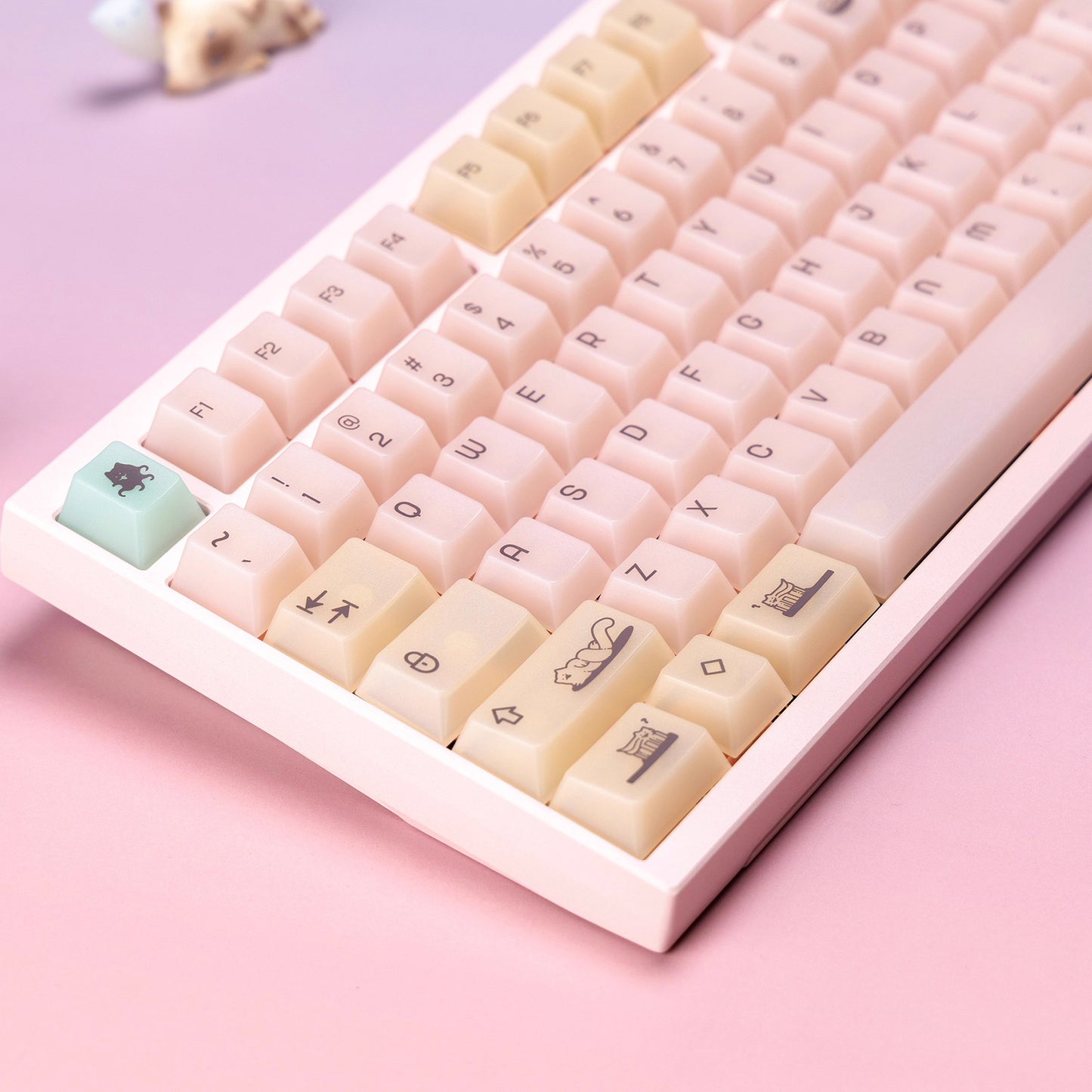 Caddo Meow Jade Semi Transparent Set, Cherry Profile