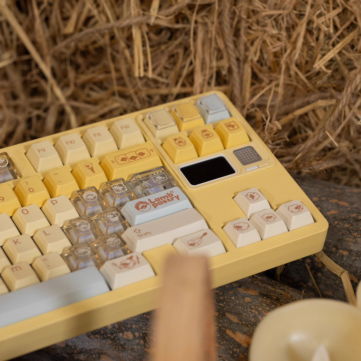 Lamb Pastry Keycap Set, Cherry Profile, Dye Sub PBT