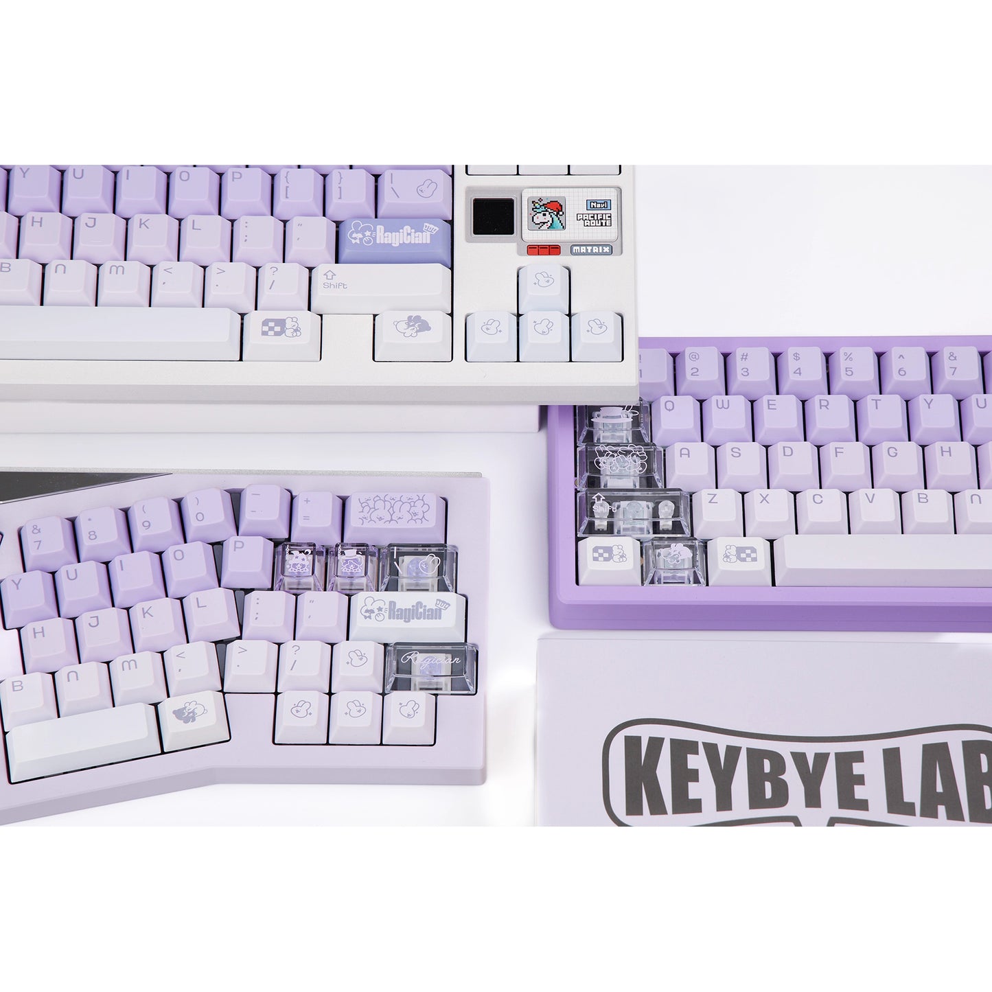 Magic Bunny Keycap Set, Cherry Profile, Dye Sub PBT