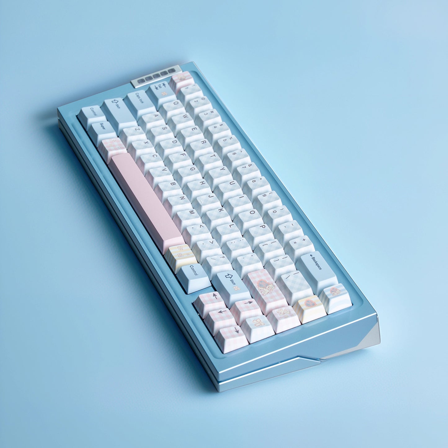 Keyria Labs Little Lamb Dream Keycap Set, Cherry Profile, Dye Sub PBT Cute Key Cap