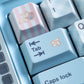 Keyria Labs Little Lamb Dream Keycap Set, Cherry Profile, Dye Sub PBT Cute Key Cap