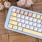 Keyria Labs Tea Party Cute Keycap Set, Cherry Profile, Dye Sub PBT Key Cap