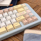 Keyria Labs Tea Party Cute Keycap Set, Cherry Profile, Dye Sub PBT Key Cap