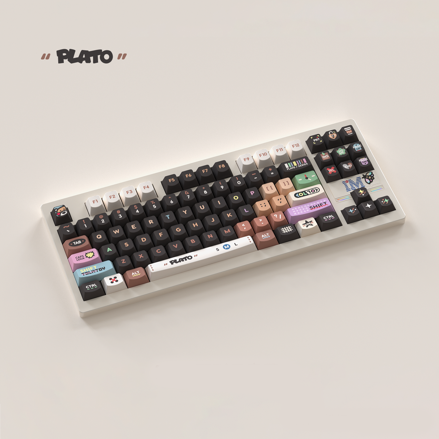 Key Spire Plato Keycap Set, Cherry Profile, Dye Sub PBT