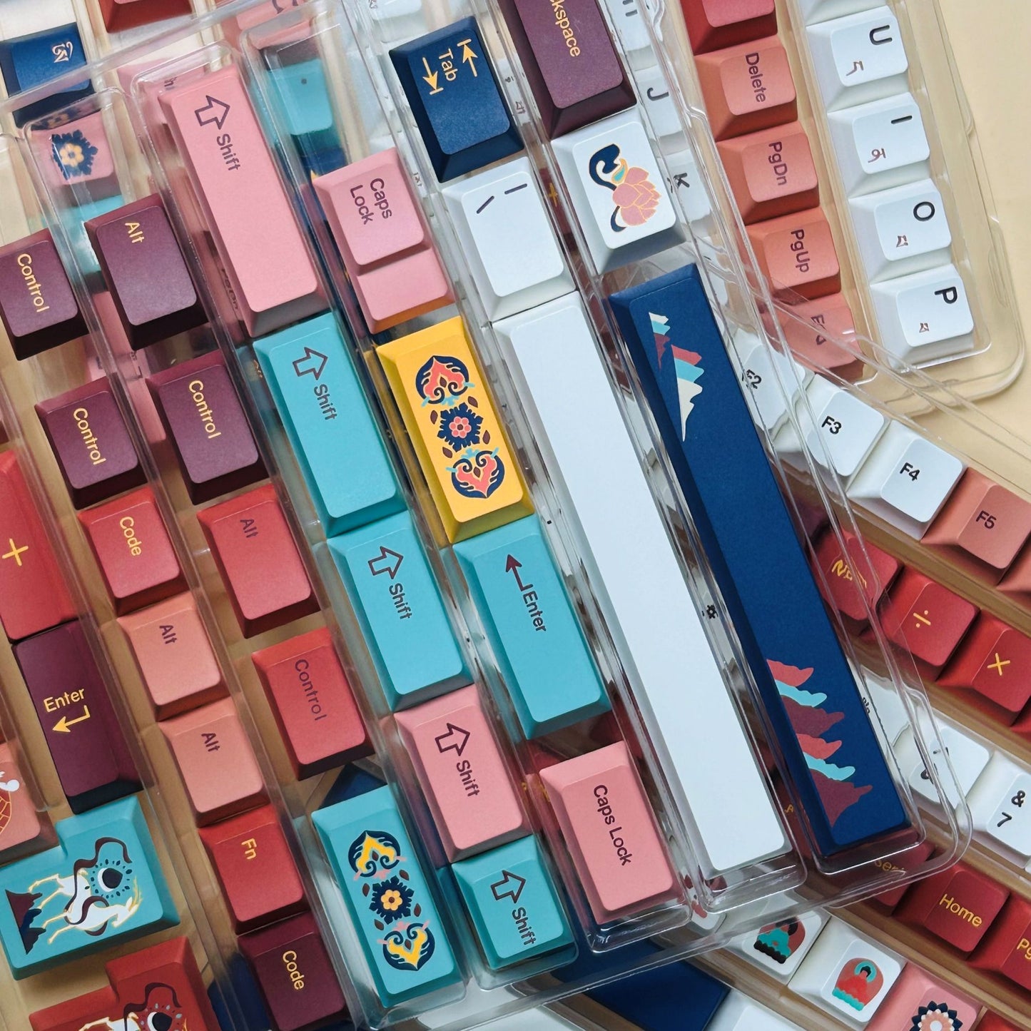 KKB The Boundless Jataka Keycap Set, Cherry Profile, Dye Sub PBT Key Cap