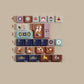 KKB The Boundless Jataka Keycap Set, Cherry Profile, Dye Sub PBT Key Cap