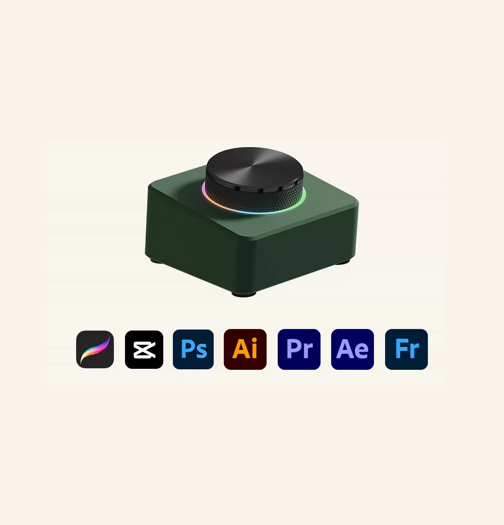 MMD KM01 CNC Aluminum Wireless Media Knob