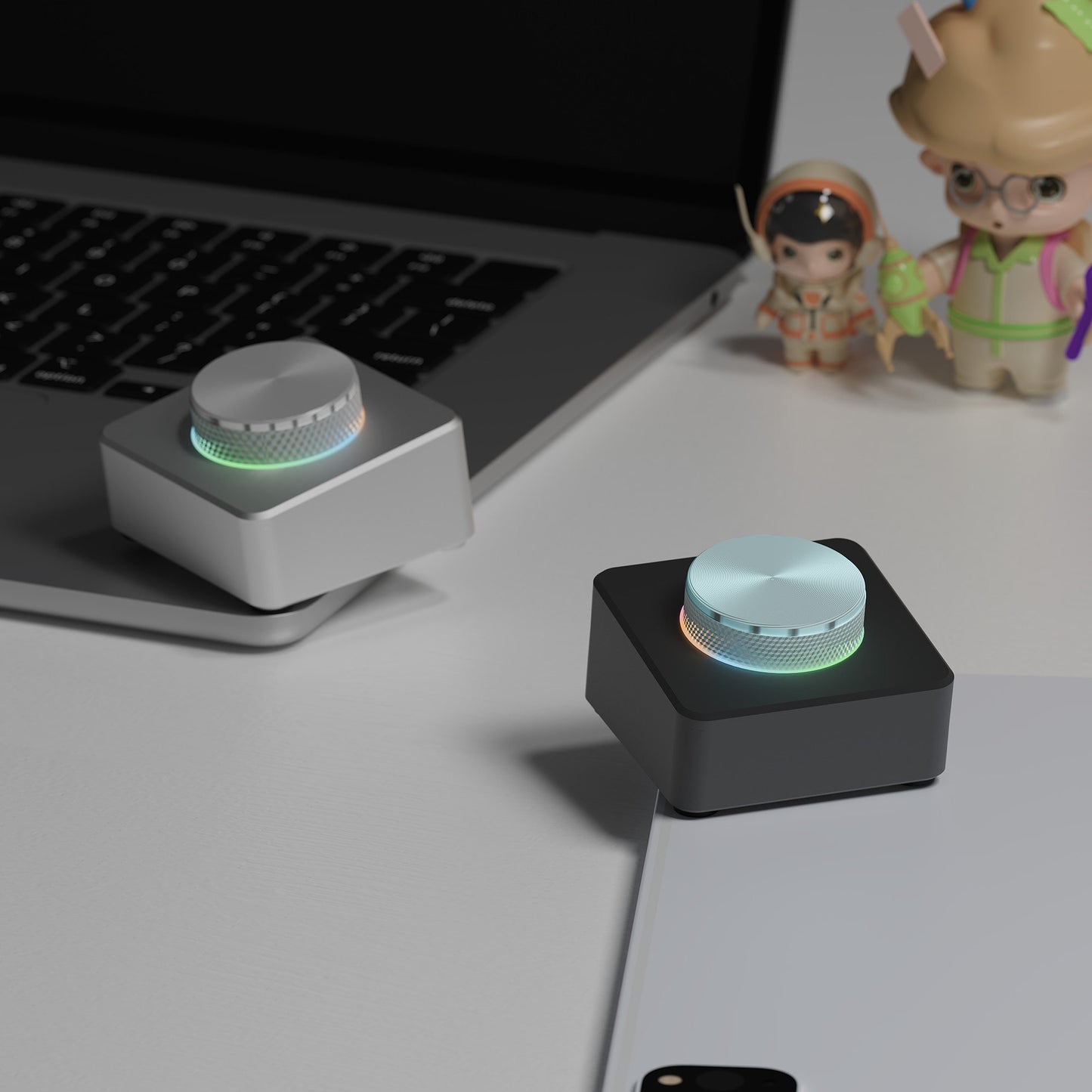 MMD KM01 CNC Aluminum Wireless Media Knob