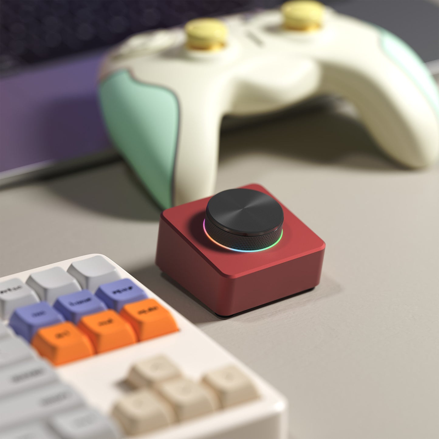 MMD KM01 CNC Aluminum Wireless Media Knob
