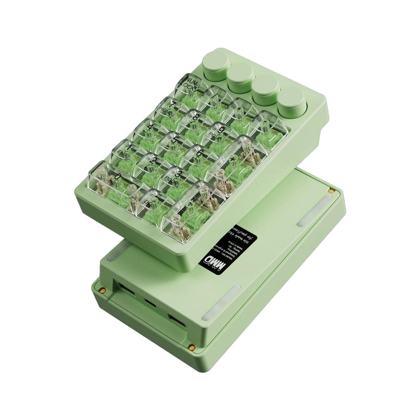 MMD KM21 Pro Wireless 17 Keys + 4 Knobs Macropad