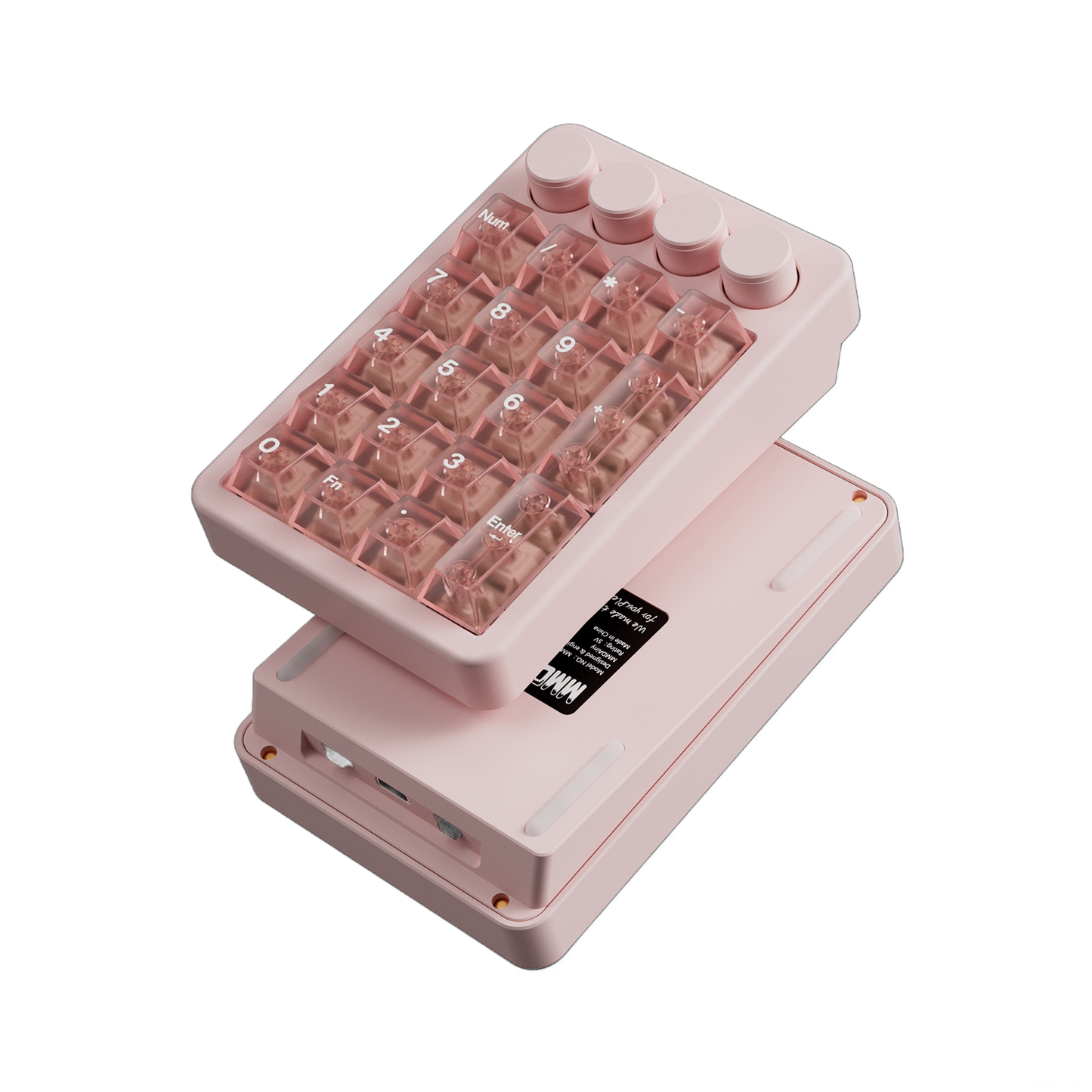 MMD KM21 Ultra Wireless 17 Keys + 4 Knobs Macropad