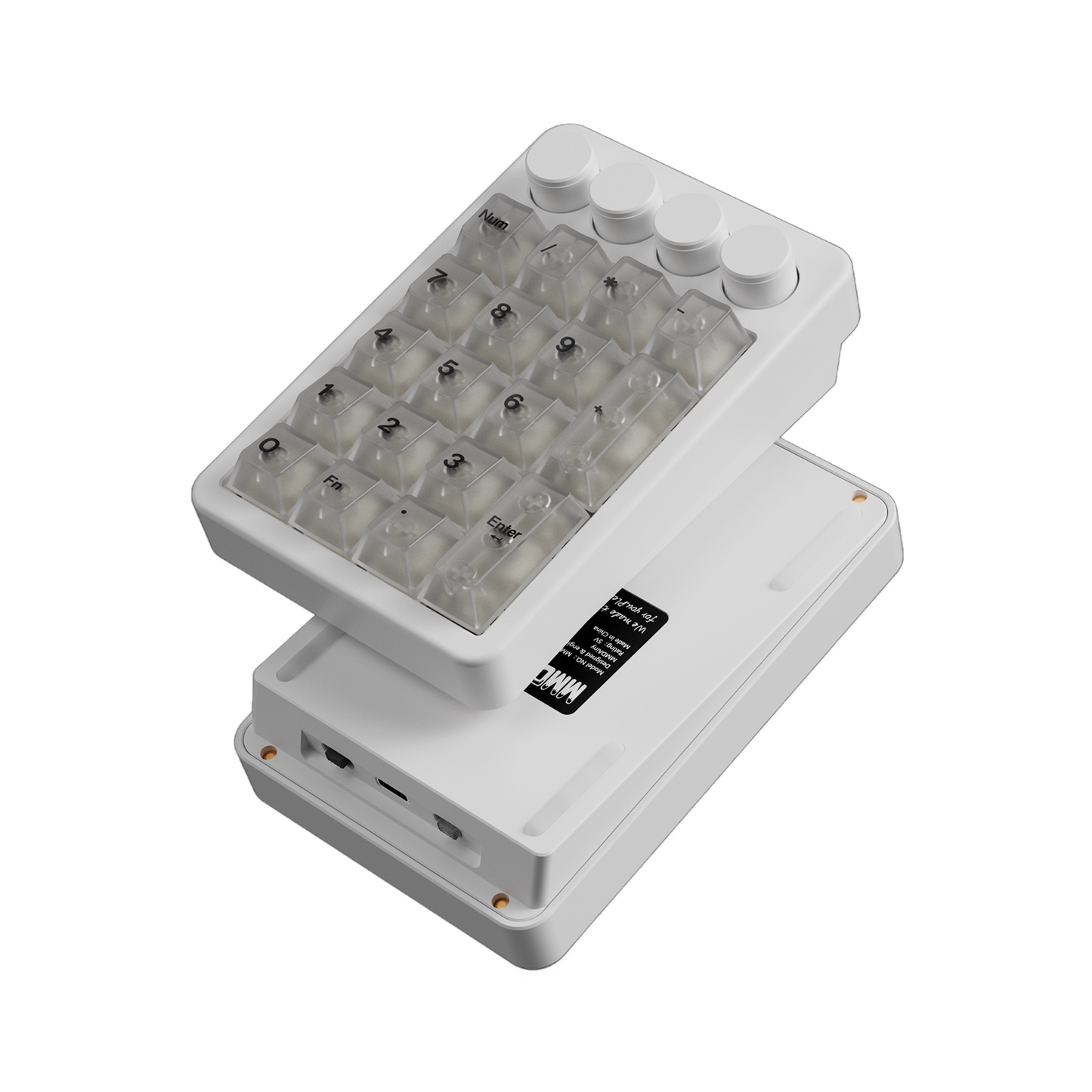MMD KM21 Ultra Wireless 17 Keys + 4 Knobs Macropad