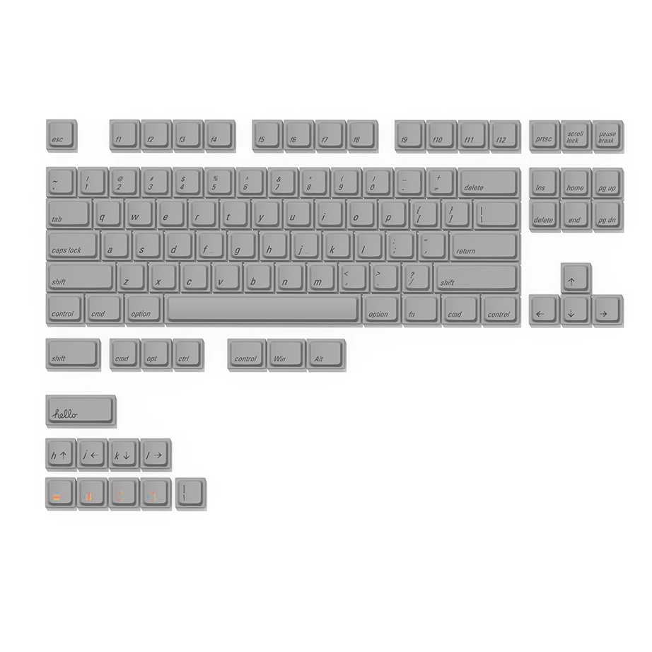 LAK Apple Theme Low Profile Keycap Set PBT