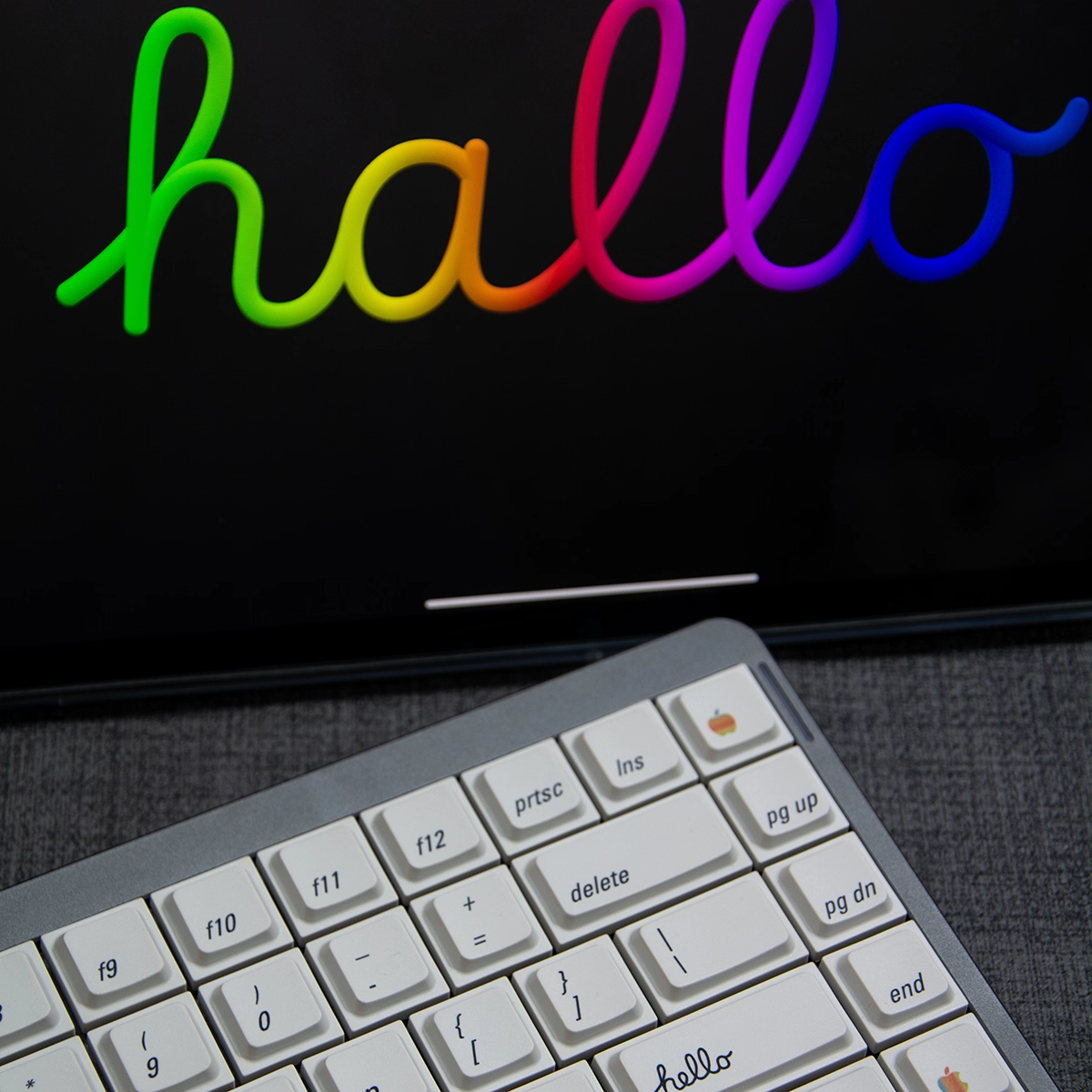 LAK Apple Theme Low Profile Keycap Set PBT