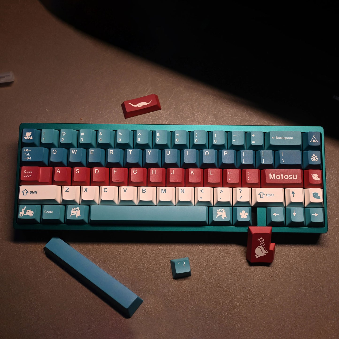 Lake Motosu Keycap Set, Cherry Profile, PBT Dye Sub Key Cap