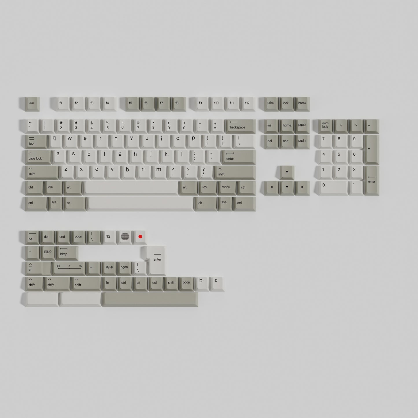 Less But Better Keycap Set, Cherry Profile, Dye Sub PBT Key Cap