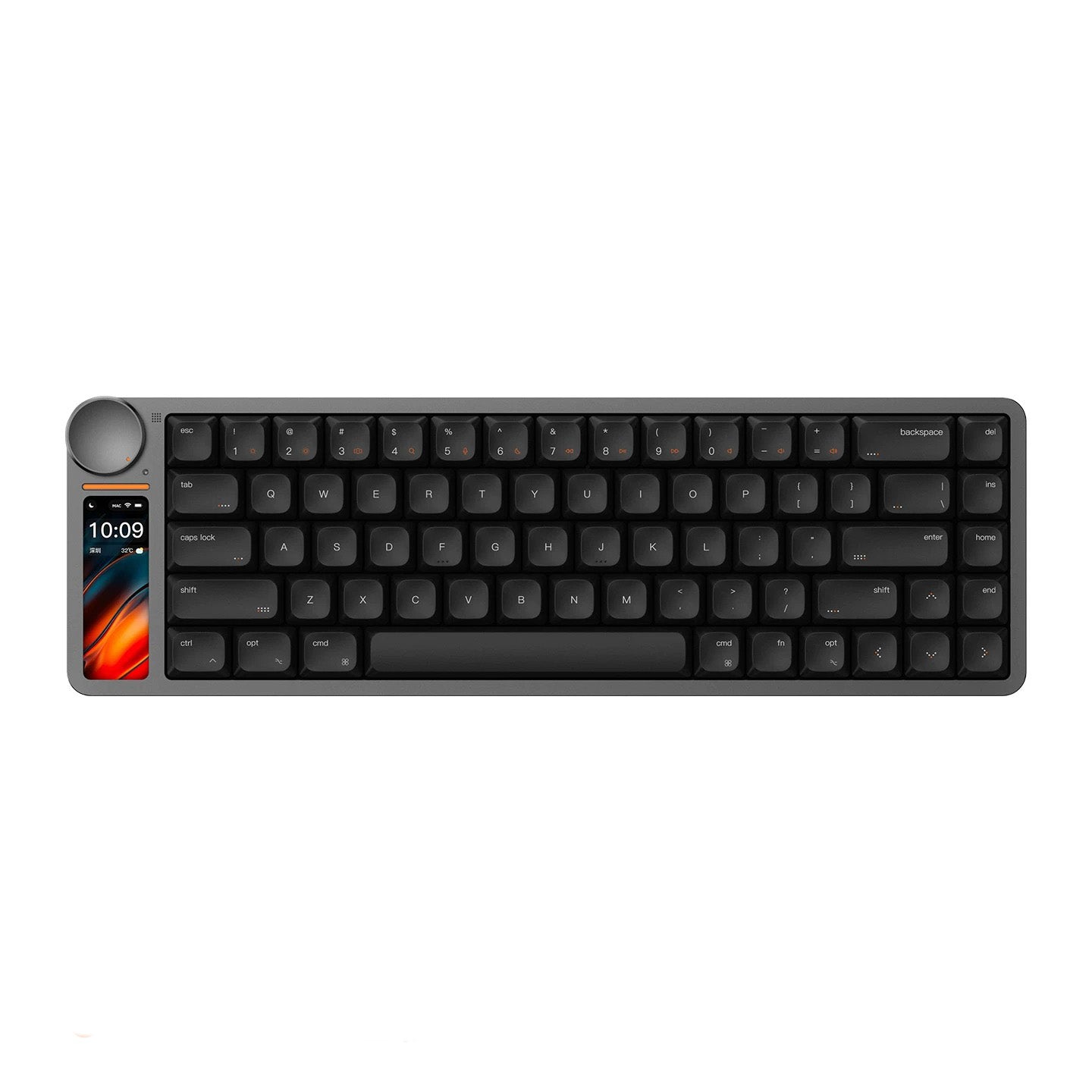Linx68 Low Profile Aluminum Mechanical Keyboard with Screen