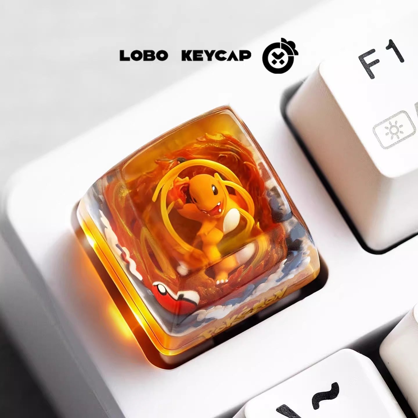 Pokemon Artisan Keycaps by Lobo Keycap