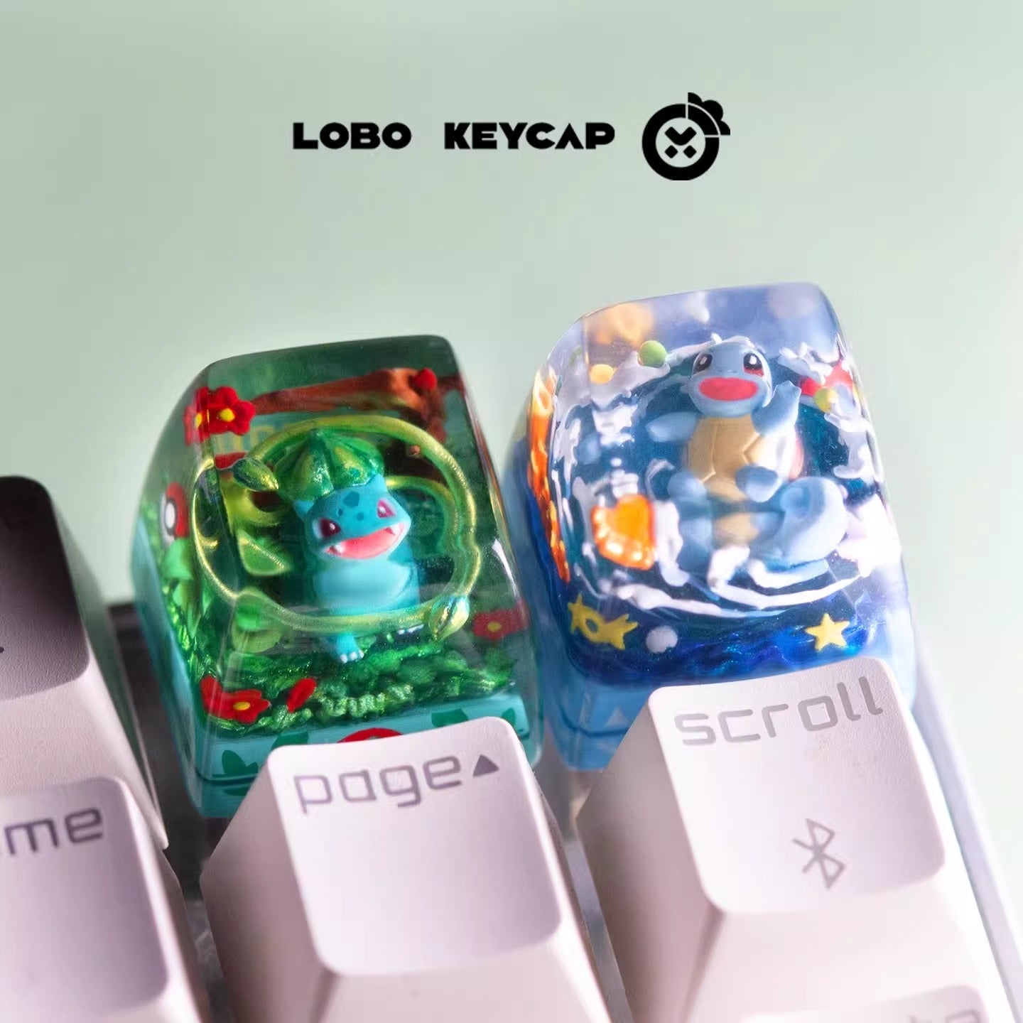Pokemon Artisan Keycaps by Lobo Keycap