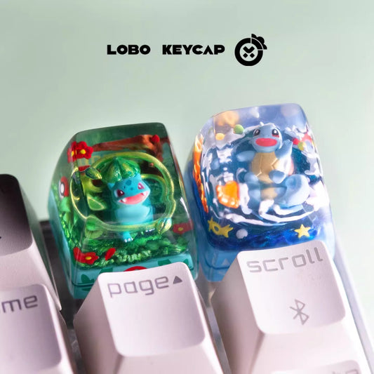 Pokemon Artisan Keycaps by Lobo Keycap