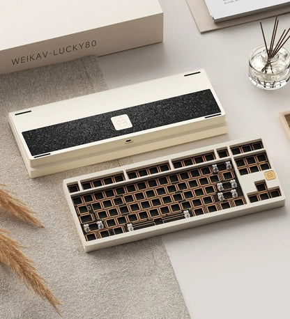 Weikav Lucky80 Aluminum QMK Mechanical Keyboard Barebone