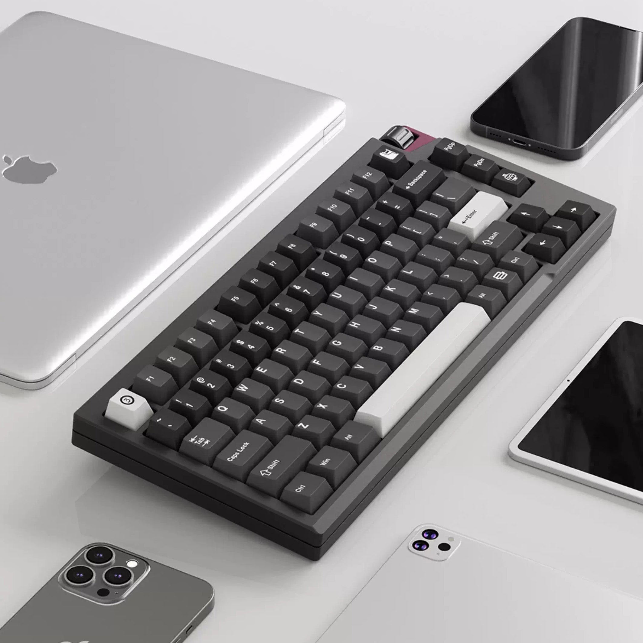 Luminkey 75 V2 Wired Carbon Black Luminkey 75v2 Mechanical