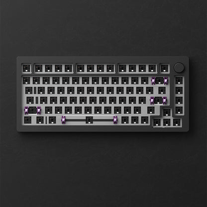 Monsgeek M1 Gasket Aluminum Mechanical Keyboard Barebone (Black/White/Pink/Purple /Blue)
