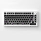 Monsgeek M1 Gasket Aluminum Mechanical Keyboard Barebone (Black/White/Pink/Purple /Blue)