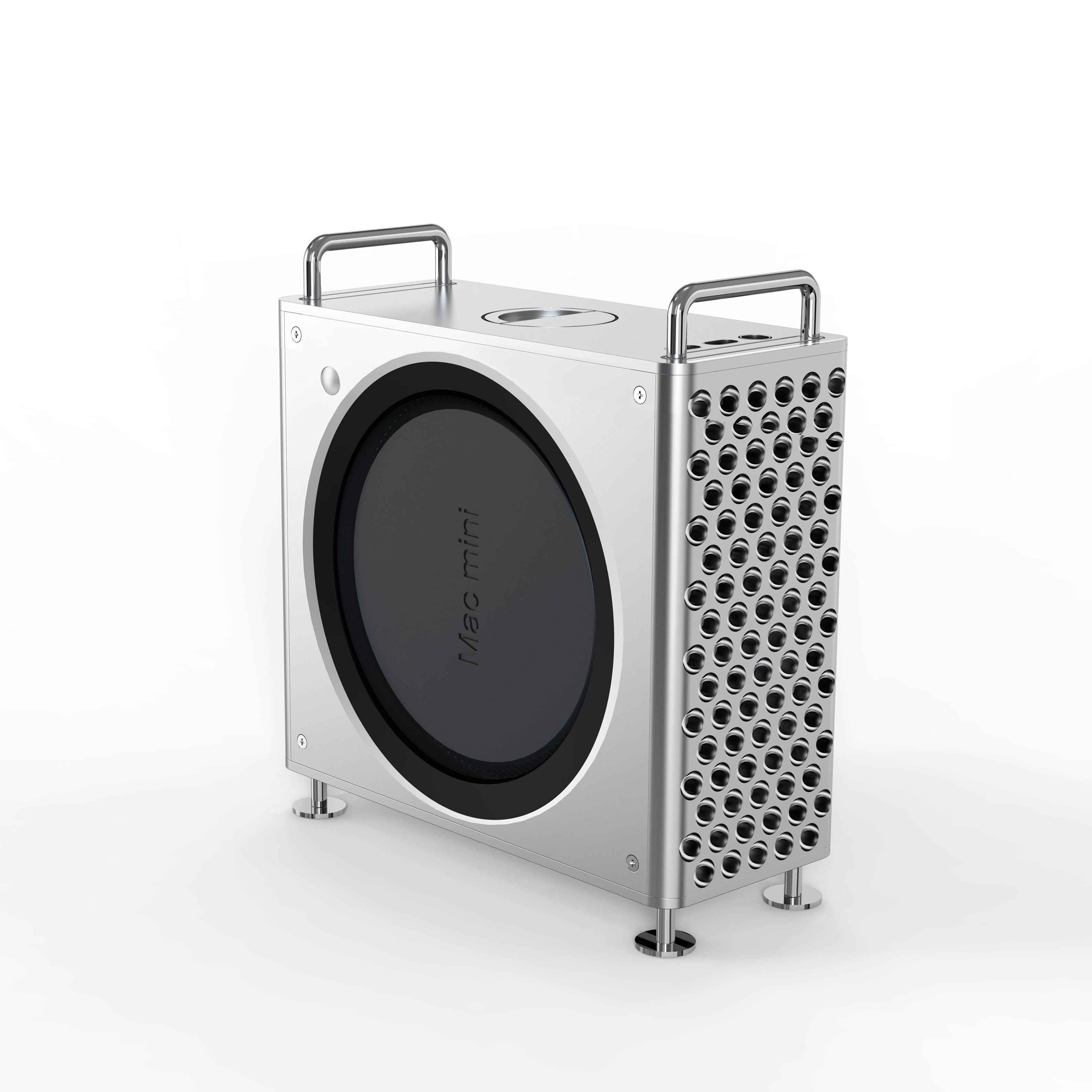 CNC Aluminum Case for 2024 Mac Mini M4 (Mac Pro Style) – Nouvolo