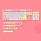 Macaron Keycap Set, XDA Profile, PBT Dye Sub Key Cap