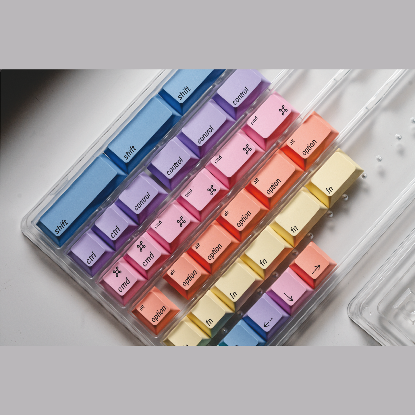 Mac Color Keycap Set, Cherry Profile, Dye Sub PBT / ABS Key Cap