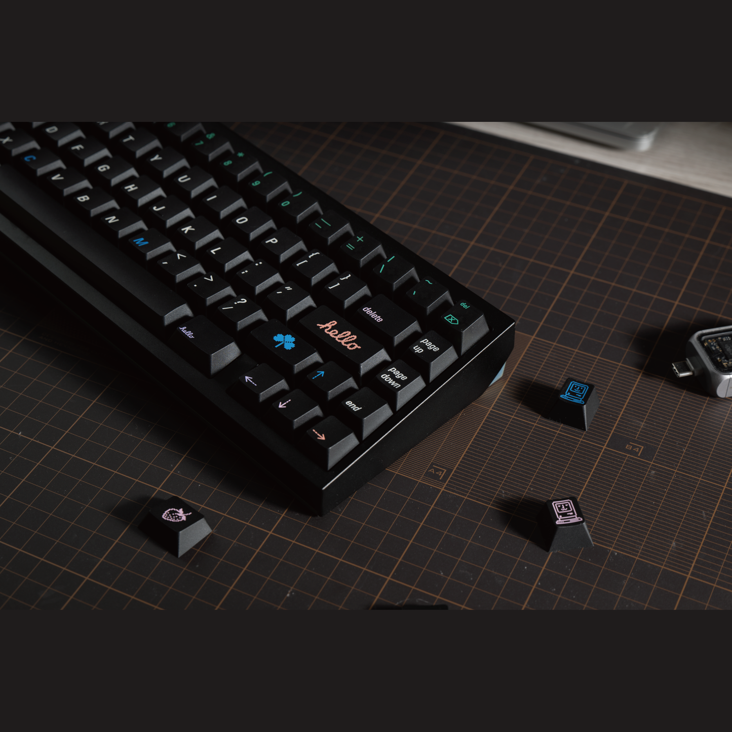 Mac Color Keycap Set, Cherry Profile, Dye Sub PBT / ABS Key Cap