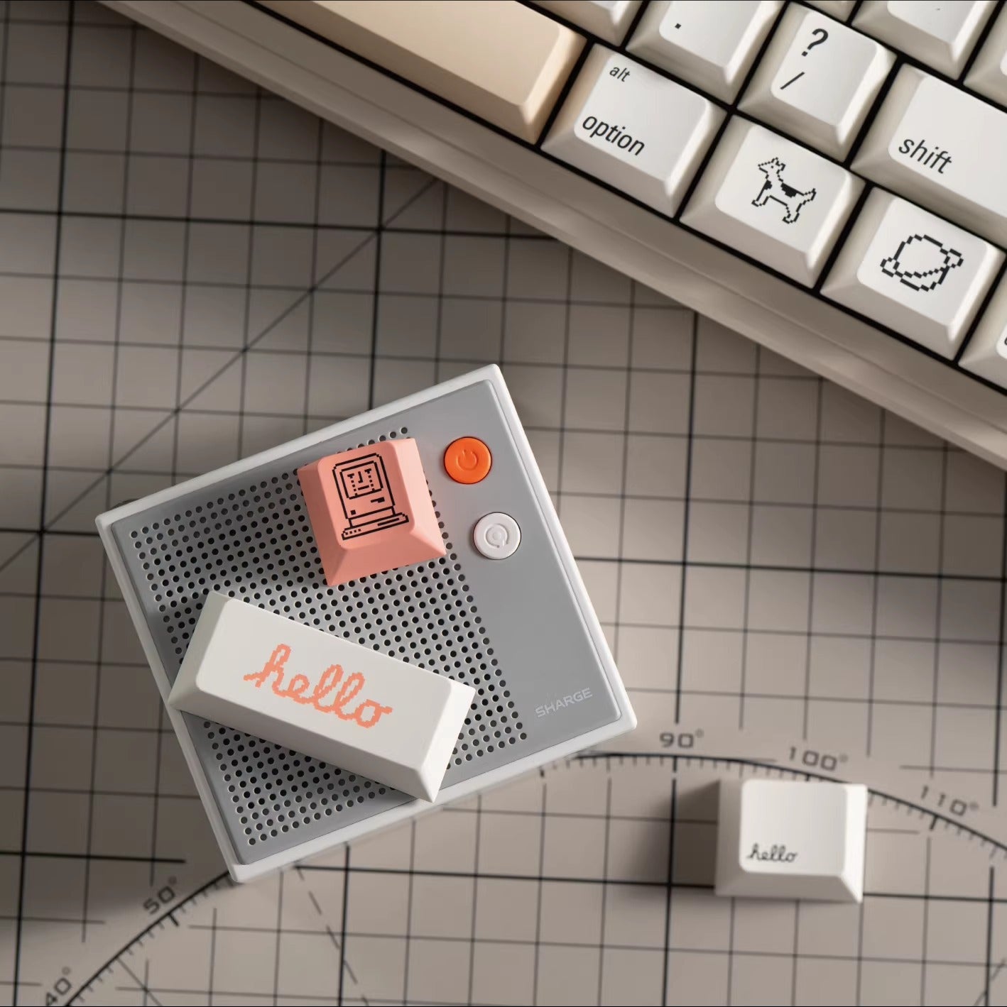 Mac Color Keycap Set, Cherry Profile, Dye Sub PBT / ABS Key Cap