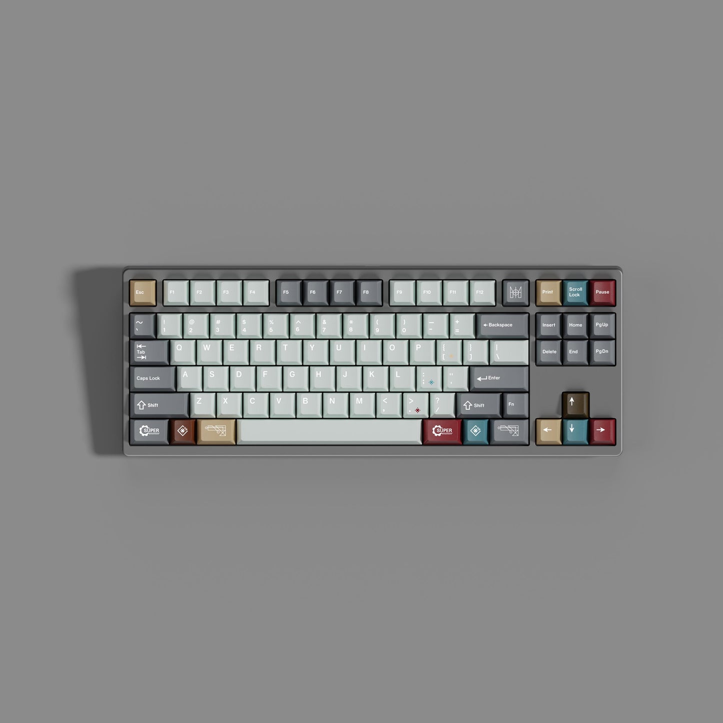 Machinist Keycap Set, Cherry Profile, Dye Sub PBT Key Cap