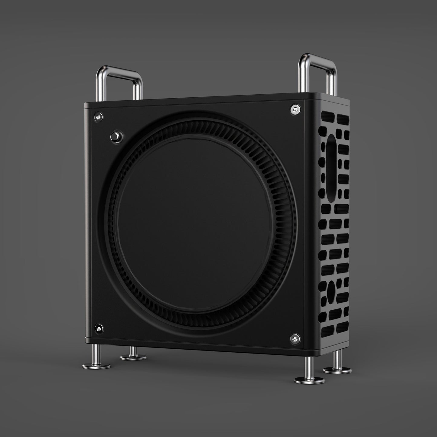 CNC Aluminum Case for 2024 Mac Mini M4 in Mac Pro Style