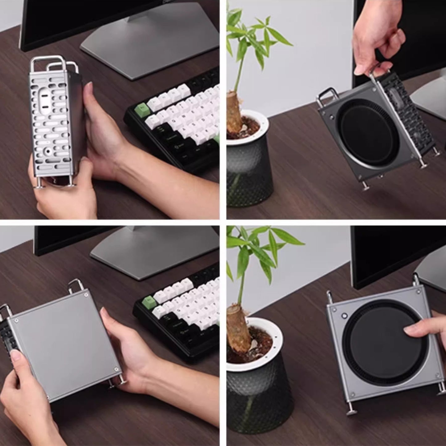 CNC Aluminum Case for 2024 Mac Mini M4 in Mac Pro Style