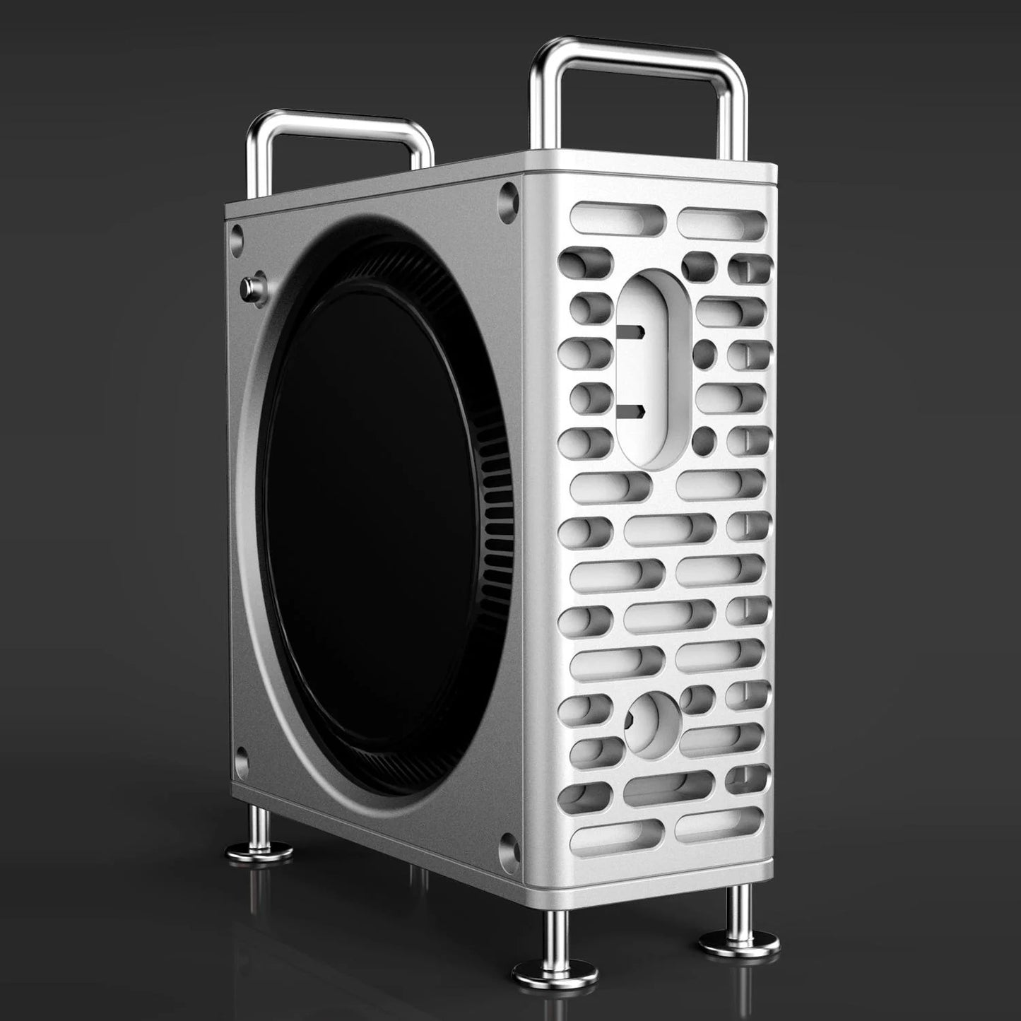CNC Aluminum Case for 2024 Mac Mini M4 in Mac Pro Style