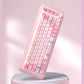 Marshmallow (Pink) Cute Keycap Set, SCA Profile, PBT Dye Sub Key Cap