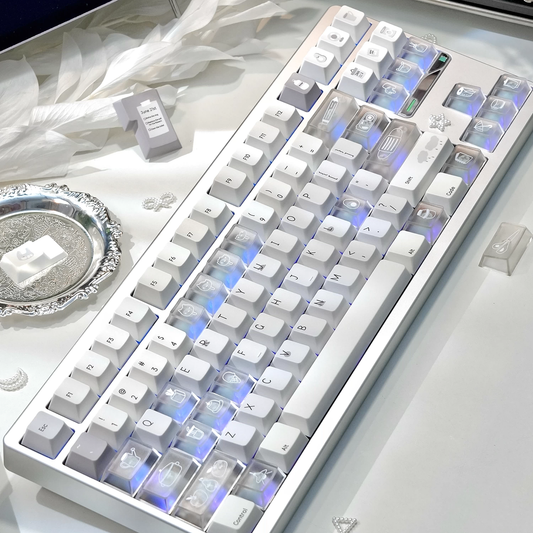 Memopad Cute Keycap Set, Cherry Profile, Dye Sub PBT + PC