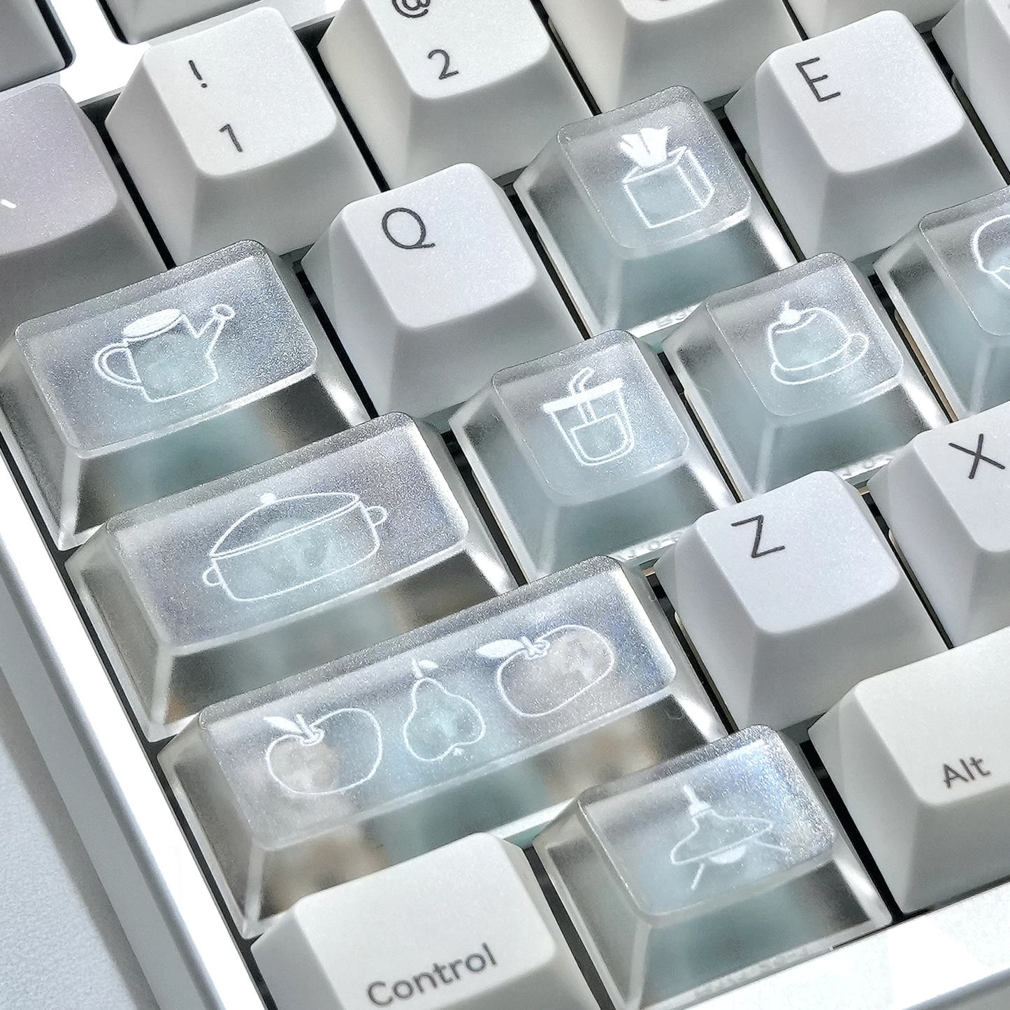 Memopad Cute Keycap Set, Cherry Profile, Dye Sub PBT + PC
