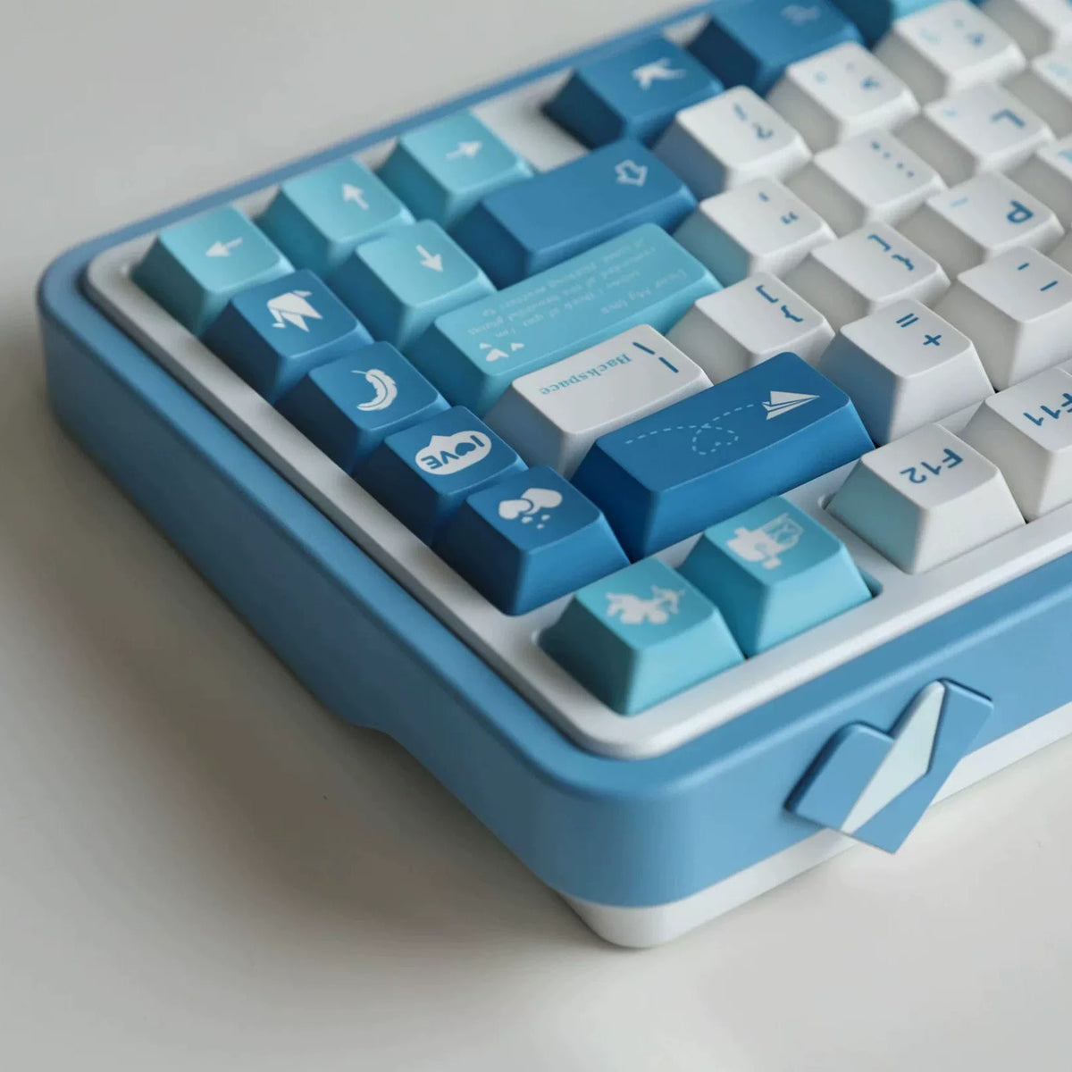 Sea Misty Love Keycap Set, Cherry Profile, Dye Sub PBT