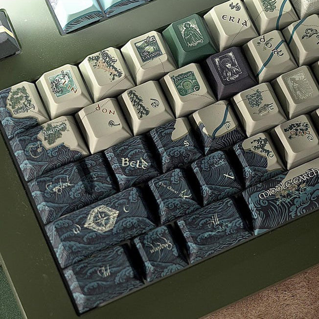 Middle Earth Keycap Set, Cherry Profile, Dye Sub PBT Key Cap